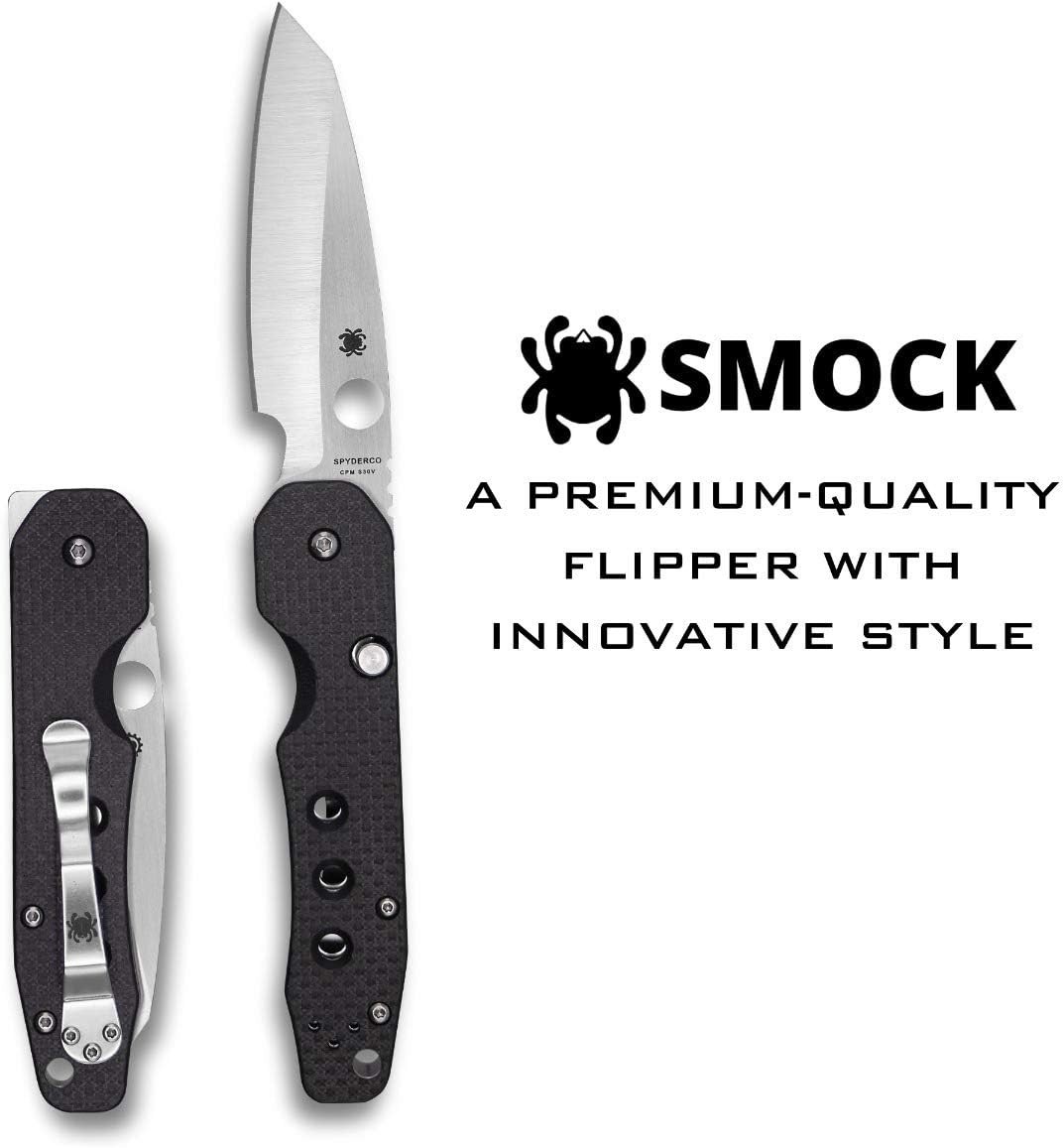 Spyderco Smock CF Black Carbon Fiber CPM S30V C240CFP Kevin Smock Taiwan
