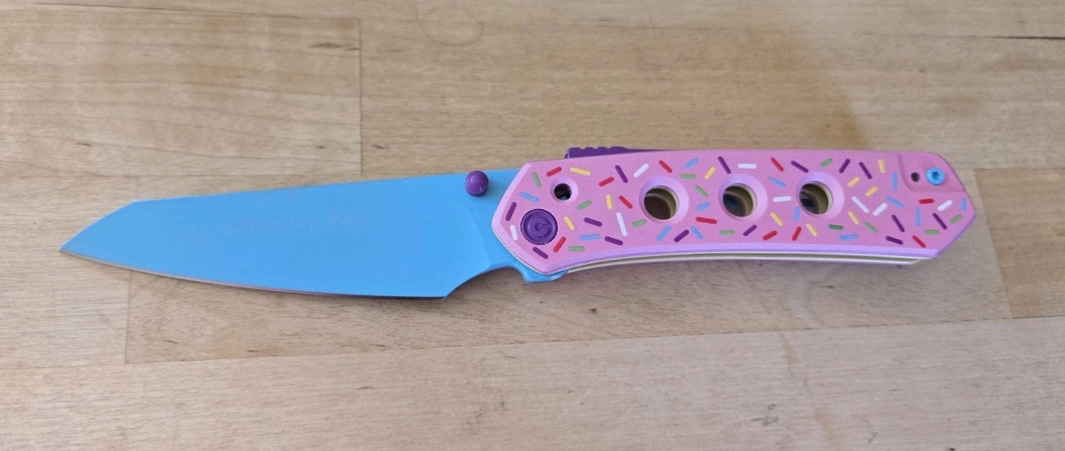 Civivi Blade HQ Exclusive Dessert Warrior Vision FG – Pink Sprinkle G10 Nitro-V